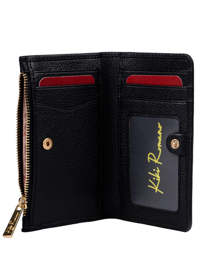 Kiki Zip Wallet | Black