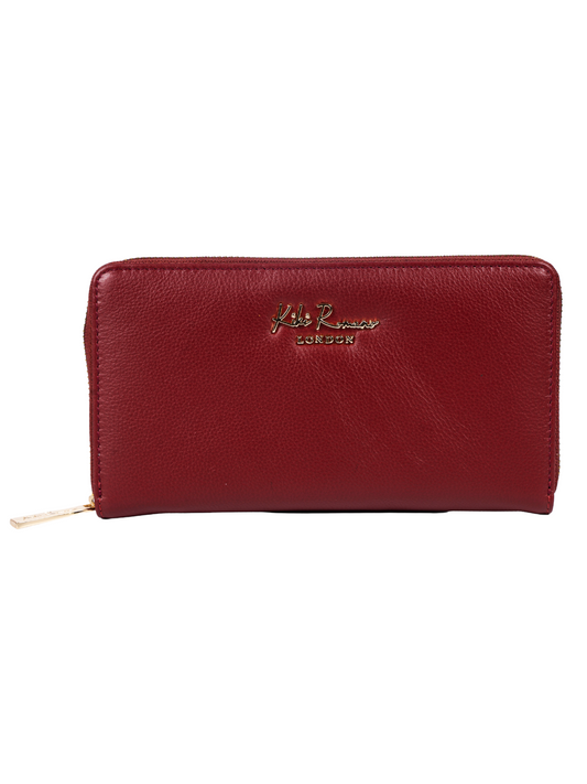 Kia Zip Wallet | Burgundy
